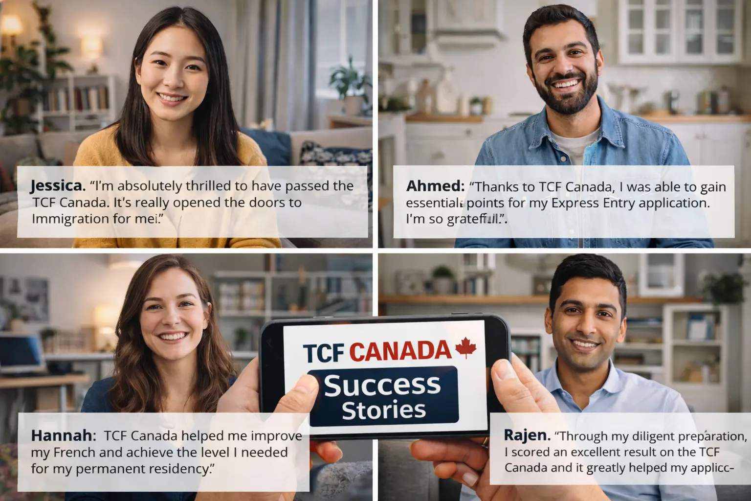 Inspiring Testimonials: How They Succeeded in Their TCF Canada
